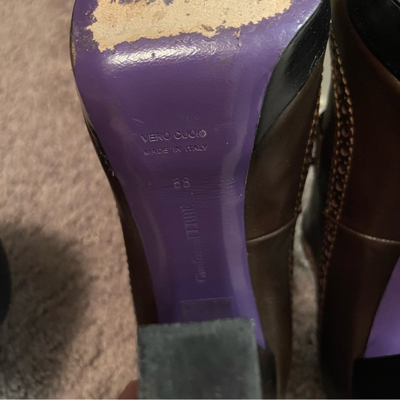 Gianfranco Ferre brown ankle boots - Picture 5 of 6